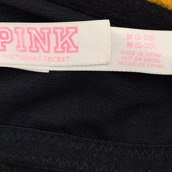 VS PINK Eyelash Lace High Neck Pushup Bra - Picture 5 of 6